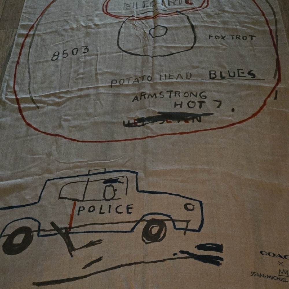 Coach X Basquiat Print Scarf - Picture 3 of 3